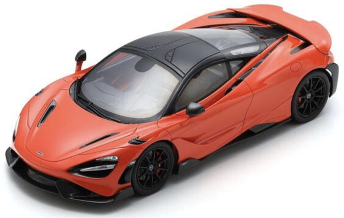 Mclaren 765LT 2020 orange/sort 1:18