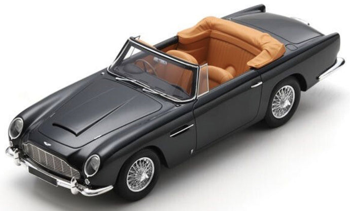 ASTON MARTIN DB5 VOLANTE CABRIOLET OPEN 1964 GREY MET 1:18