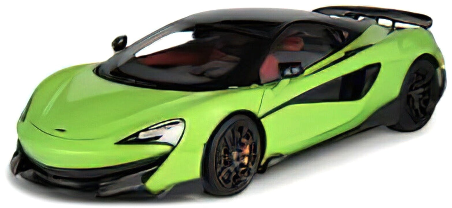 Mclaren 600LT 2018 (WITH OPENINGS) grøn/sort 1:18