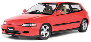 Honda CIVIC SIR II (EG6) 1993 (WITH OPENINGS) rød 1:18