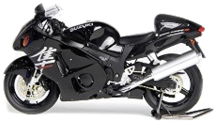 SUZUKI GSX 1300R HAYABUSA 2001 BLACK 1:12