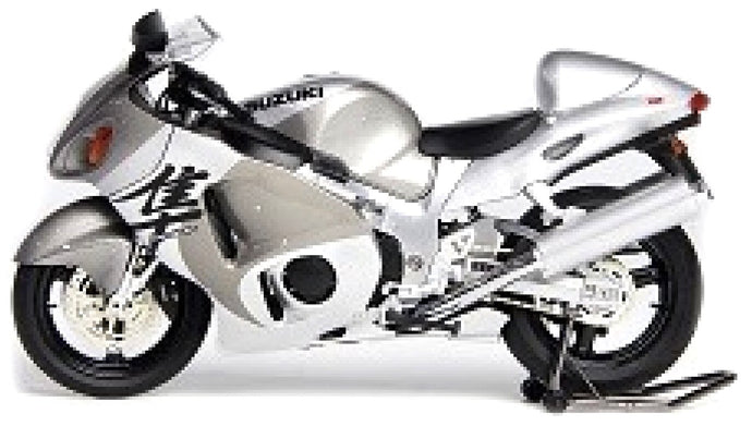 Suzuki GSX1300R HAYABUSA 2001 sølv/grå 1:12