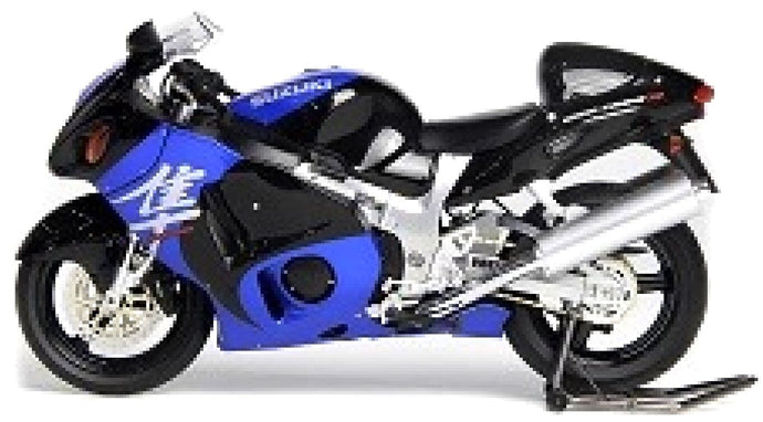 SUZUKI GSX 1300R HAYABUSA 2001 BLUE BLACK 1:12