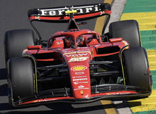 Indlæs billede til gallerivisning Ferrari SF-24 #55 CASLOS SAINZ WINNER AUSTRALIAN GP 2024 rød/hvid/gul 1:43