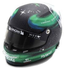 Indlæs billede til gallerivisning BELL HELMET CASCO HELMET F1 VALTTERI BOTTAS TEAM STAKE KICK SAUBER N 77 SEASON 2024 GREEN BLACK 1:5