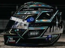 Indlæs billede til gallerivisning BELL HELMET CASCO HELMET F1 ZHOU GUANYU TEAM STAKE KICK SAUBER N 24 SEASON 2024 BLACK 1:5