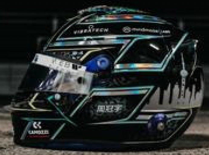 BELL HELMET CASCO HELMET F1 ZHOU GUANYU TEAM STAKE KICK SAUBER N 24 SEASON 2024 BLACK 1:5