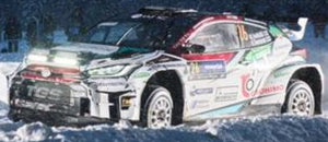 TOYOTA YARIS GR RALLY2 N 26 5th RC2 RALLY SWEDEN 2024 MIKKO HEIKKILA - KRISTIAN TEMONEN WHITE 1:43