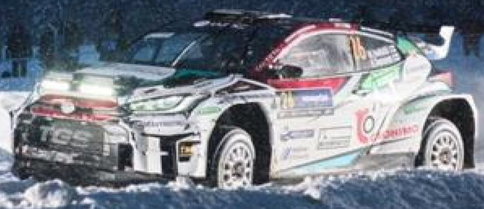 TOYOTA YARIS GR RALLY2 N 26 5th RC2 RALLY SWEDEN 2024 MIKKO HEIKKILA - KRISTIAN TEMONEN WHITE 1:43
