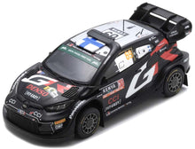 Indlæs billede til gallerivisning Toyota GR YARIS RALLY1 HYBRID #69 ROVANPERA/HALTTUNEN WINNER SAFARI RALLY 2024 sort/rød/hvid 1:43