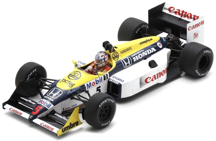 WILLIAMS F1 FW11B HONDA N 5 WINNER BRITISH GP 1987 NIGEL MANSELL BLUE YELLOW WHITE 1:18