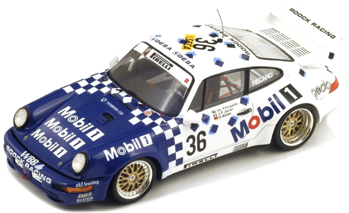 Porsche 911 CARRERA RSR 3.8 #36 FITTIPALDI/JARIER/ALZEN WINNER 24H SPA 1993 blå/hvid 1:43