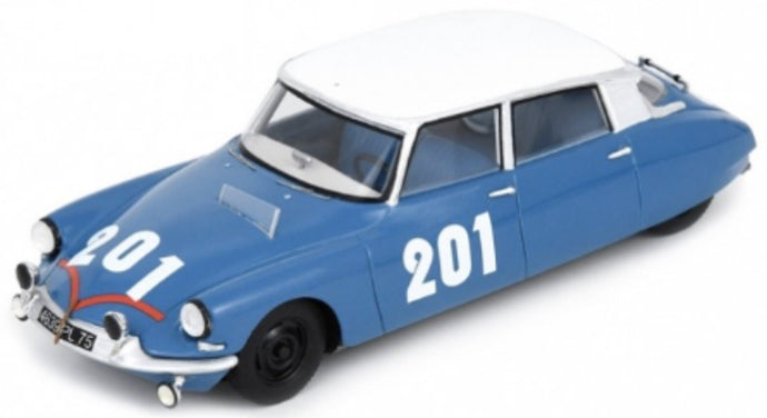 Citroen DS 19 #201 VERRIER/BERTAUT 24H SPA 1964 Limited Edition blå/hvid 1:43