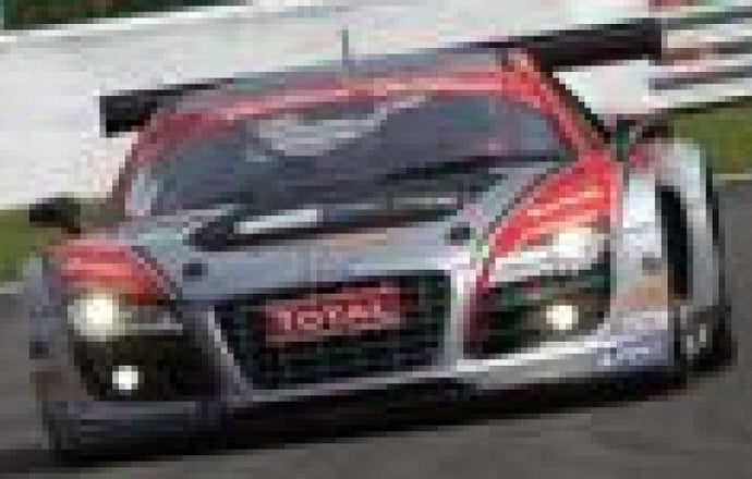 Audi R8 LMS #111 MOSER/FASSLER/MARGARITIS/BASSENG 3rd 24H SPA 2009 Limited Edition sølv/rød/sort 1:43
