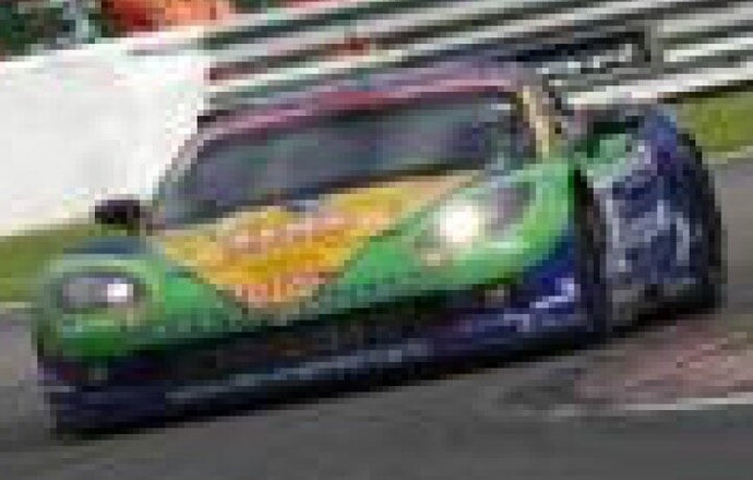 CHEVROLET CORVETTE C6.R Z06 TEAM SANGARI BRAZIL N 8 24h SPA 2009 ENRIQUE BERNOLDI - XAVIER MAASSEN - ROBERTO STREIT BLUE GREEN YELLOW 1:43