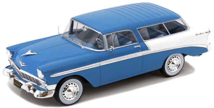 CHEVROLET BEL AIR NOMAD SW STATION WAGON 1956 TURQUOISE WHITE 1:18