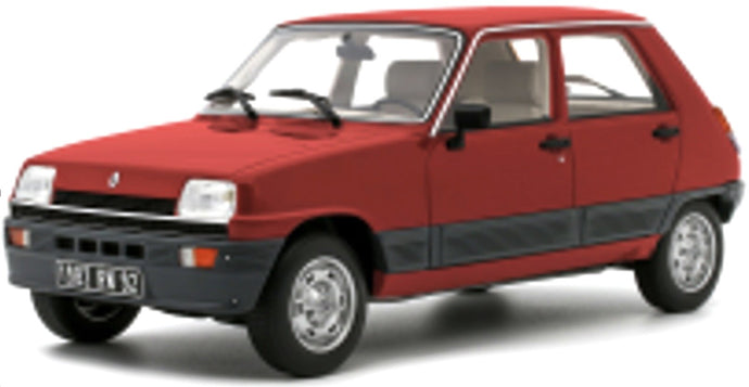Renault 5 GTL - 5 DOORS 1984 rød 1:18