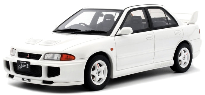 MITSUBISHI LANCER EVO III 1995 WHITE 1:18