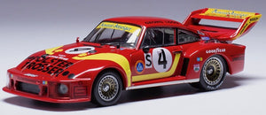PORSCHE 935/77A 930 TEAM GELO RACING N 4 6h SILVERSTONE 1978 KLAUS LUDWIG - HANS HEYER RED YELLOW 1:43