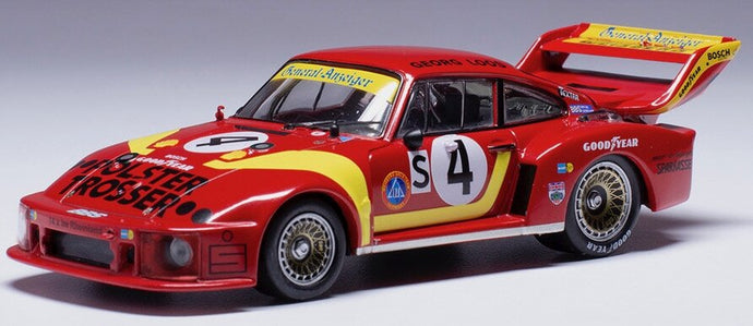 PORSCHE 935/77A 930 TEAM GELO RACING N 4 6h SILVERSTONE 1978 KLAUS LUDWIG - HANS HEYER RED YELLOW 1:43