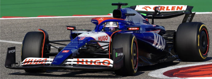 RACING BULLS F1 VCARB-01 TEAM VISA CASH APP N 3 SEASON 2024 DANIEL RICCIARDO BLUE WHITE 1:18