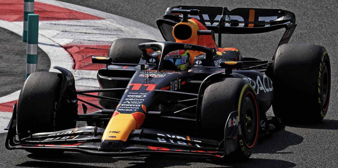 RED BULL F1 RB20 TEAM ORACLE RED BULL RACING N 11 SEASON 2024 SERGIO PEREZ BLUE YELLOW RED 1:18