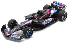 Indlæs billede til gallerivisning ALPINE F1 A524 TEAM BWT ALPINE N 31 BAHRAIN GP 2024 ESTEBAN OCON BLACK BLUE PINK 1:18