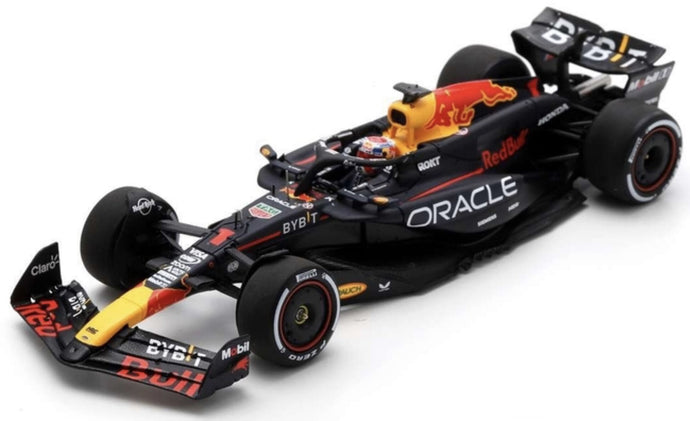 ORACLE RED BULL RACING RB20 #1 MAX VERSTAPPEN 2024 mørk blå/rød/gul 1:18