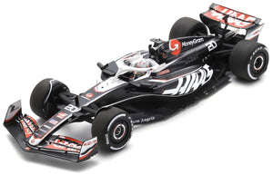 HAAS F1 FW24 TEAM MONEYGRAM HAAS N 20 SEASON 2024 KEVIN MAGNUSSEN BLACK WHITE 1:18