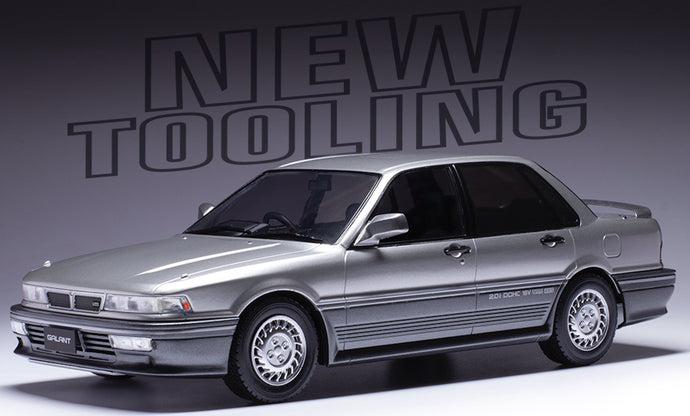 Mitsubishi GALANT VT-4 1987 sølv/grå 1:18