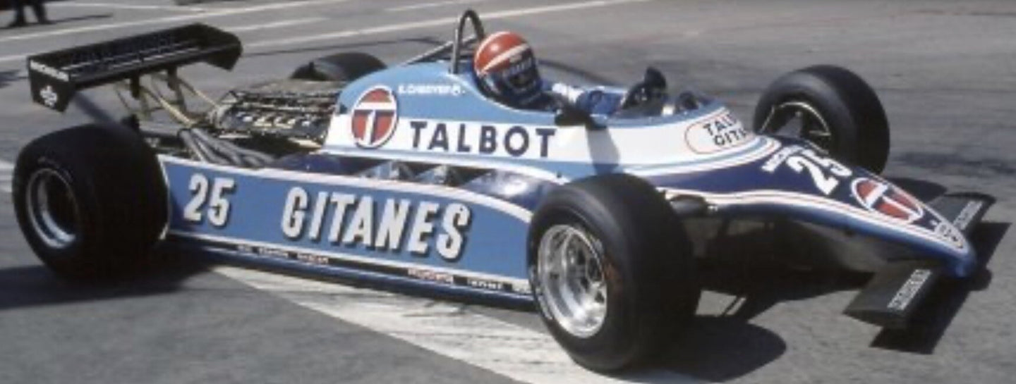 LIGIER F1 JS17 N 25 2nd DETROIT USA GP 1982 EDDIE CHEEVER LIGHT BLUE 1:18