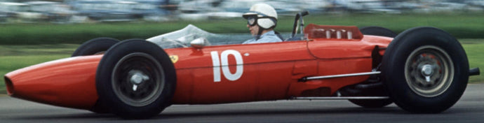 FERRARI F1 156 F1-63 N 10 2nd BRITISH SILVERSTONE GP 1963 JOHN SURTEES RED 1:18