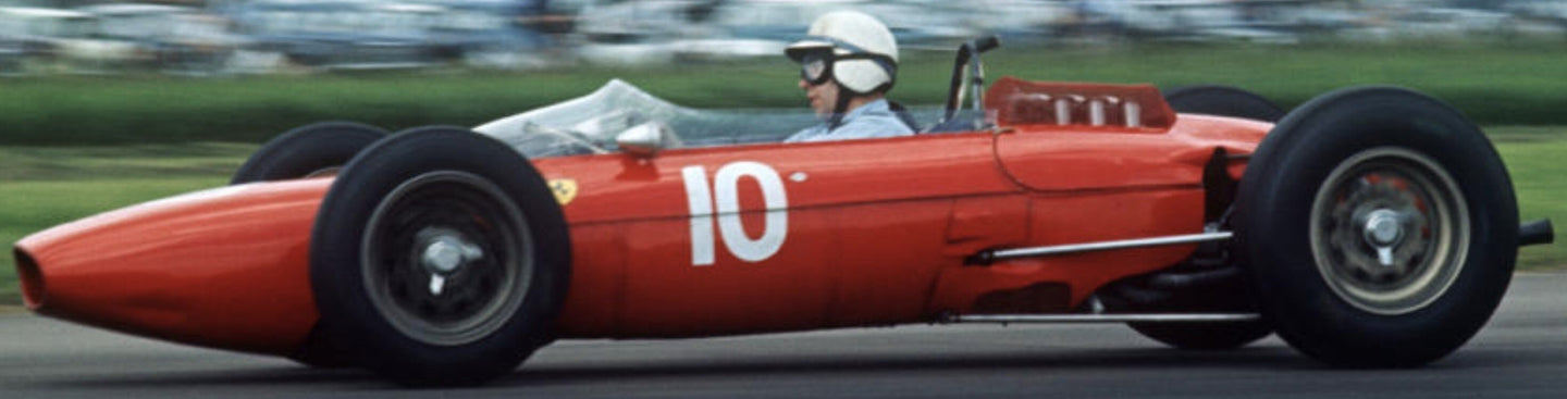 FERRARI F1 156 F1-63 N 10 2nd BRITISH SILVERSTONE GP 1963 JOHN SURTEES RED 1:18