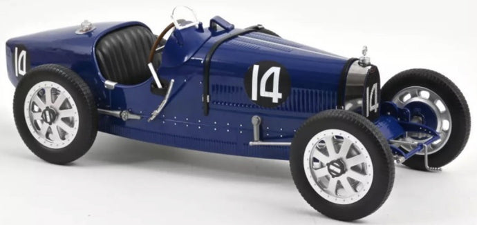 BUGATTI T35 N 14 RACING 1925 BLUE 1:12