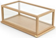 Indlæs billede til gallerivisning DISPLAY BOX / VITRINE - GLASS WINDOW træ 1:12