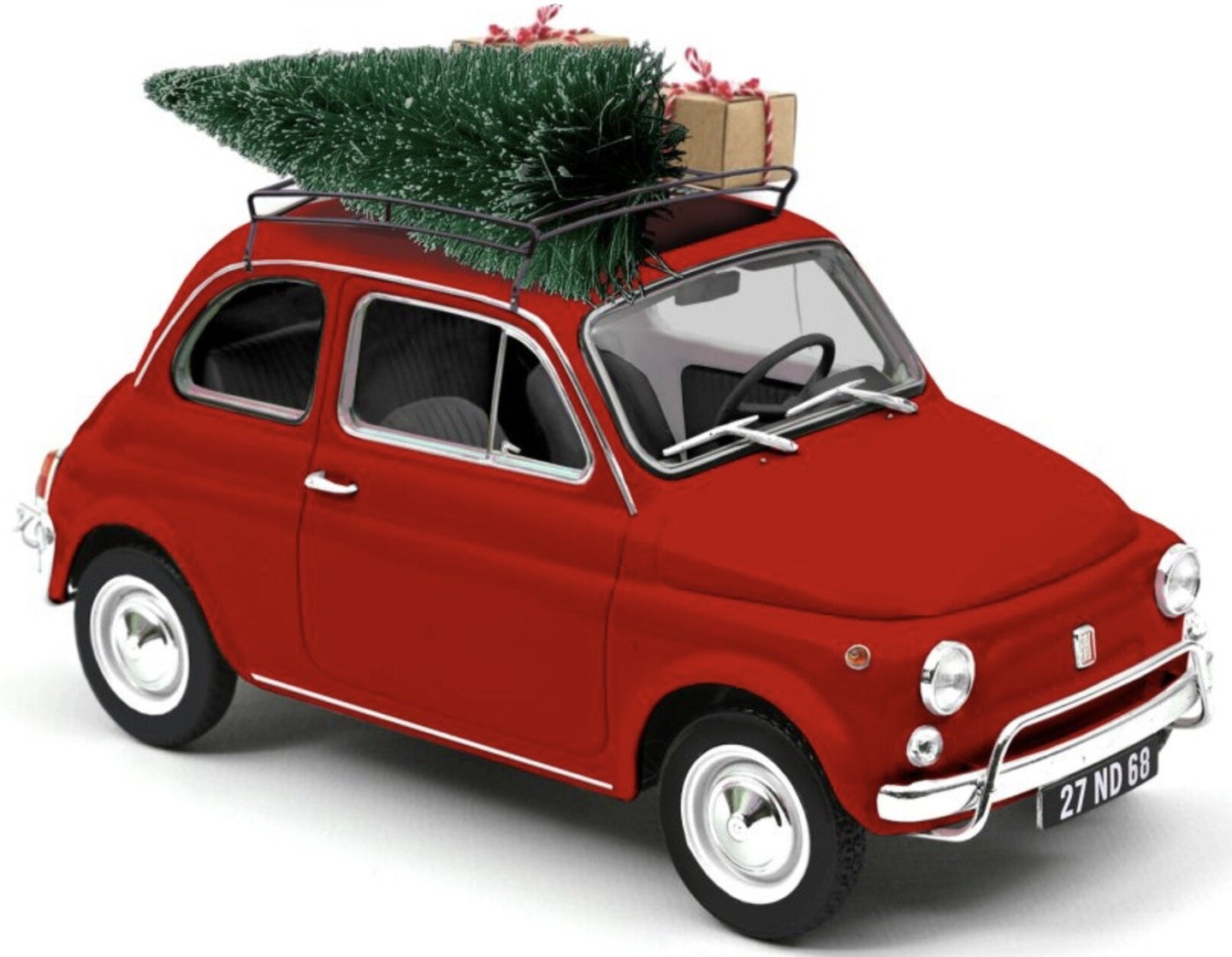 Fiat 500 L - CHRISTMAS 1968 rød 1:18