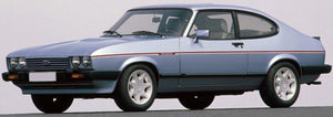 FORD ENGLAND CAPRI MKIII 2.8 INJECTION RHD 1984 LIGHT BLUE MET 1:18