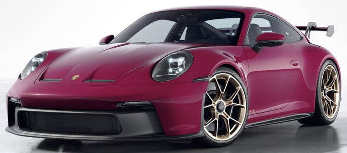 Porsche 911 GT3 2021 lyserød metallic 1:18