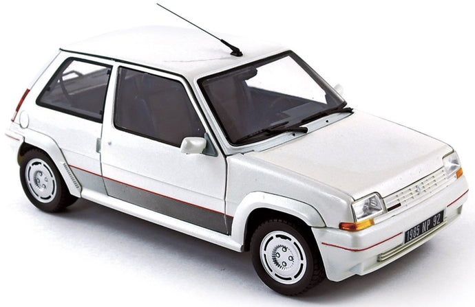 RENAULT SUPERCINQ GT TURBO PH I 1985 PEARL WHITE 1:18 REPROD.2024