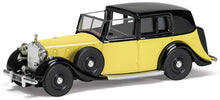Indlæs billede til gallerivisning Rolls Royce PHANTOM III SEDANCA DE VILLE - JAMES BOND &quot;GOLDFINGER&quot; gul/sort 1:36