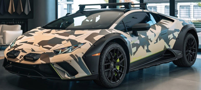 Lamborghini HURACAN STERRATO ALL0TERAIN - SABBIA VERSION camouflage 1:43