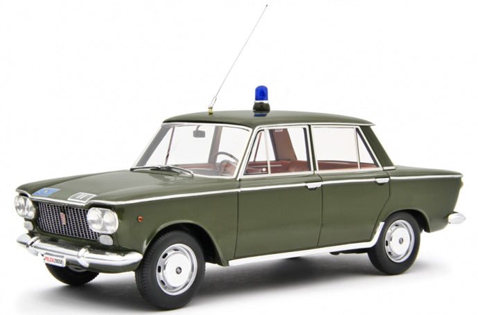 Fiat 1500 POLIZIA 1961 oliven grøn 1:18