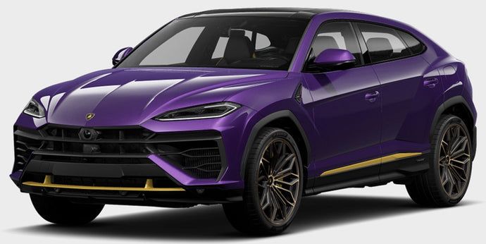 LAMBORGHINI URUS SE 2023 WITH SHOWCASE VIOLA PASIFAE - PURPLE 1:18