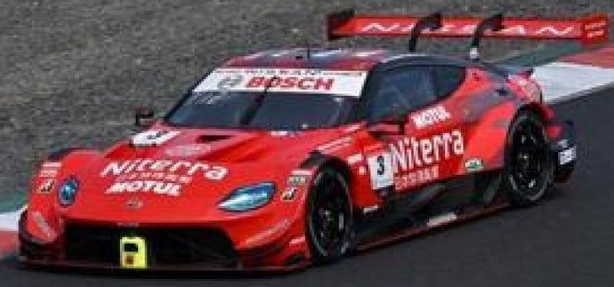 NISSAN Z NISMO TEAM NISMO NDDP N 3 GT500 CLASS SUPER GT 2024 MITSUNORI TAKABOSKI - ATSUSHI MIYAKE RED BLACK 1:43