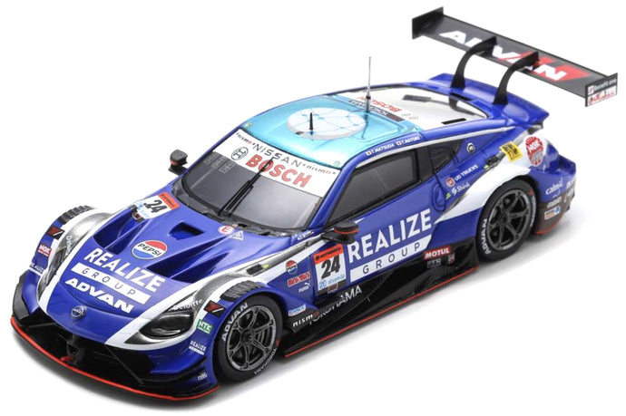 Nissan Z #24 MATSUDA/NATORI GT500 SUPER GT 2024 blå/hvid/sort 1:43