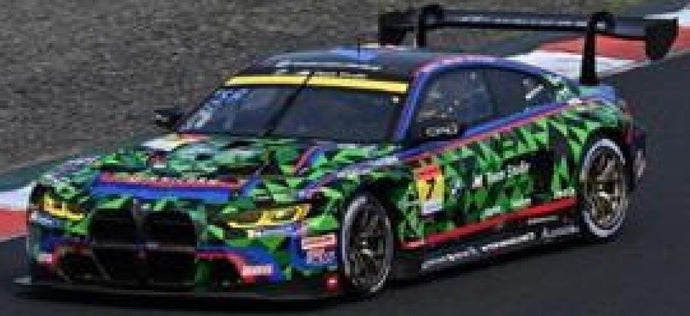 BMW 4-SERIES M4 GT3 3.0L TWIN TURBO TEAM STUDIE N 7 GT300 SUPER CLASS GT 2024 SEIJI ARA - NIKLAS KRUTTEN - BRUNO SPENGLER GREEN BLACK 1:43