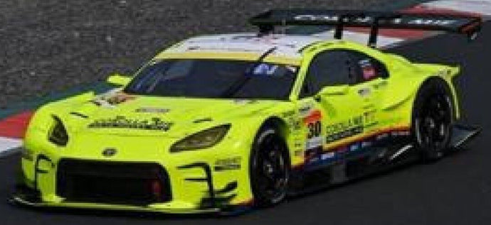 TOYOTA GR86 GT TEAM APR N 30 GT300 CLASS SUPER GT 2024 HIROAKI NAGAI - RIKUTO KOBAYASHI - MANABU ORIDO YELLOW 1:43