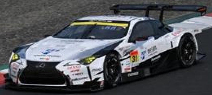 LEXUS LC500H GT TEAM APR N 31 GT300 CLASS SUPER GT 2024 KAZUTO KOTAKA - JIN NAKAMURA - YUKI NEMOTO WHITE BLACK 1:43