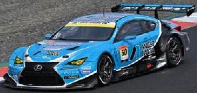 LEXUS RC F GT3 ANEST IWATA RACING N 50 GT300 CLASS SUPER GT 2024 IGOR OMURA FRAGA - YUGA FURURTANI LIGHT BLUE WHITE 1:43