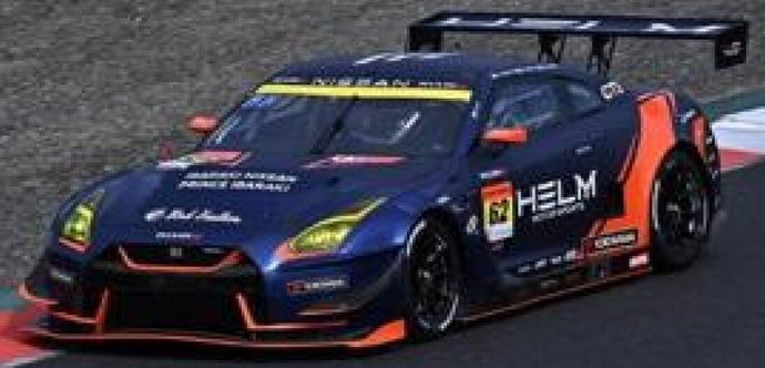 Nissan GT-R #62 HIRATE/HIRAKI/HIRAKI GT300 SUPER GT 2024 mørk blå/orange 1:43